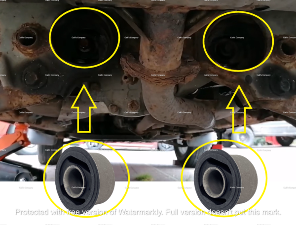 27561-66J01 (N) for For 2pcs Suzuki Grand Vitara Rear Differential Mounting Bushing - Image 11