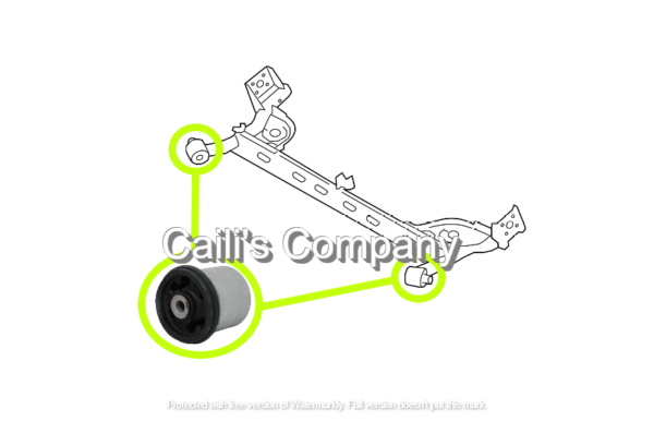 55316-AX600 (A) REAR CROSSMEMBER BUSHING - Image 2