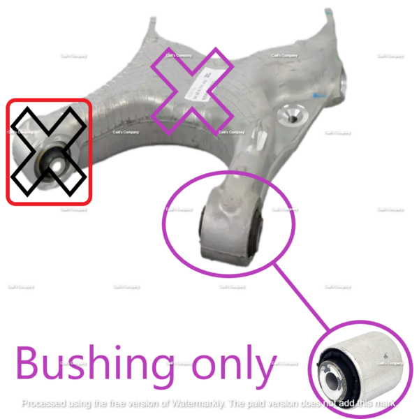 33326754558 (H) For BMW Rear Lower Arm Bushing E92 OEM 33326770829