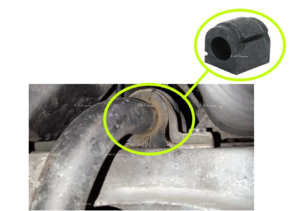 3635778 (Y,F) For 2012 VOLVO S60 S80 V70 XC90 Front Suspension Stabilizer Bar Bushing - Image 11