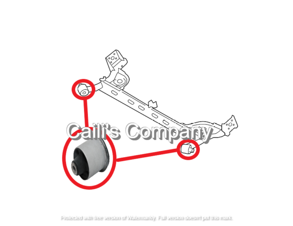 55316-AX600 (A) REAR CROSSMEMBER BUSHING - Image 4