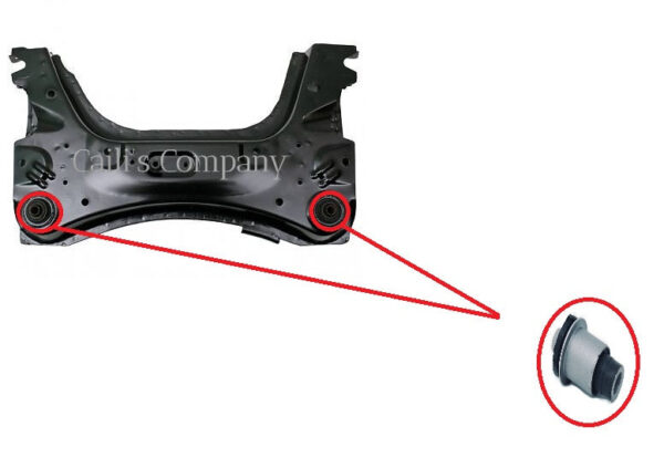 54400-9U000 (Y,F) Nissan Versa Front Subframe Crossmember Bushings - Image 12