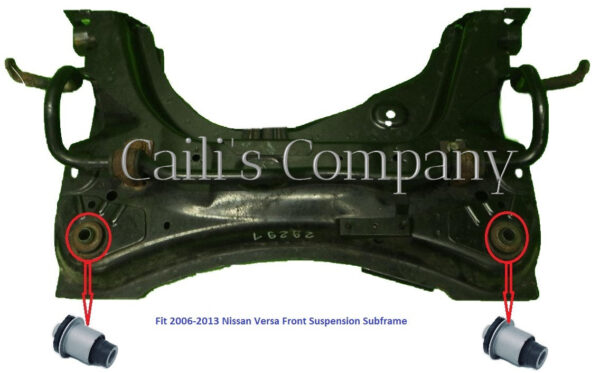 54400-9U000 (Y,F) Nissan Versa Front Subframe Crossmember Bushings - Image 5